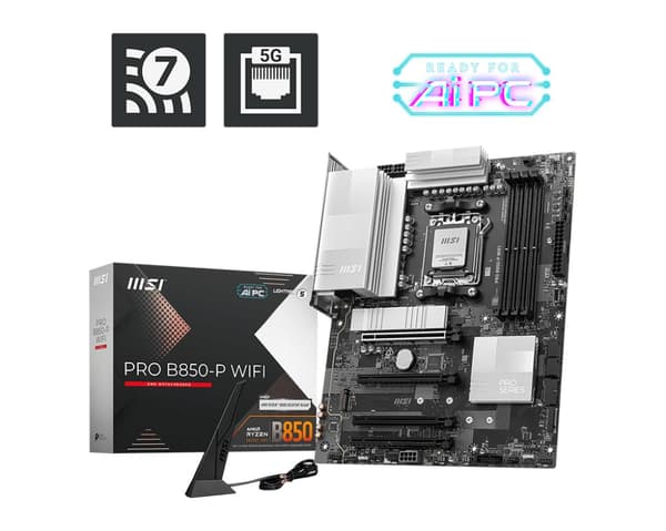 MSI PRO B850-P WIFI - emolevy - ATX - Socket AM5 - AMD B850