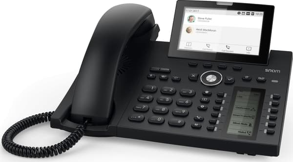 SNOM D385 VOIP bordstelefon (SIP) utan strömadapter