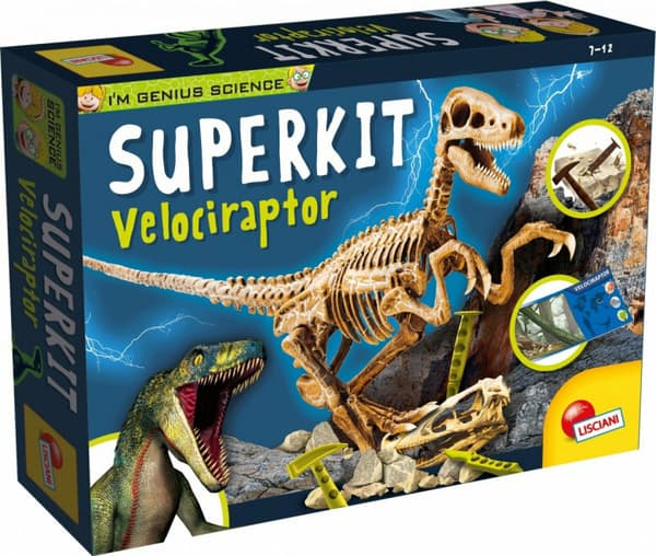 Lisciani Olen nero Velociraptor Super kit 80632 LISCIANI