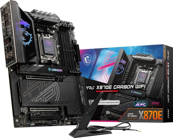 MSI MPG X870E CARBON WIFI - bundkort - ATX - Socket AM5 - AMD X870E