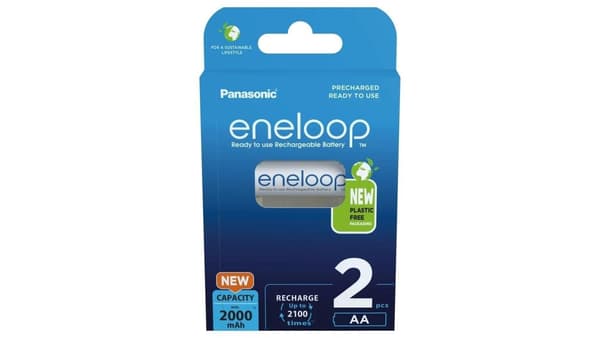 1x2 Panasonic Eneloop Mignon AA 2000mAh Ni-MH BK-3MCDE/2BE