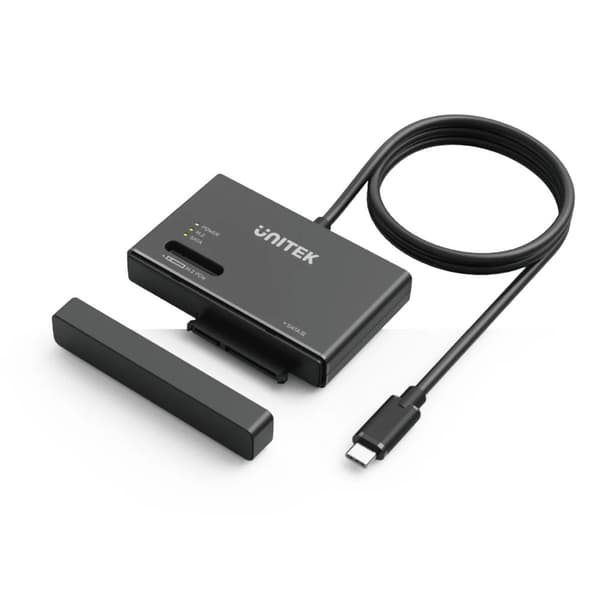 Unitek USB-C-brygga till SATA- och M.2 MVMe-enheter