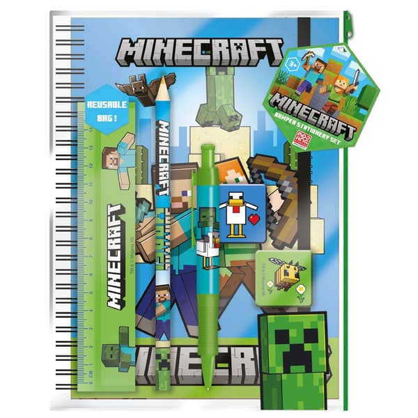 PYRAMID DST MINECRAFT A5 BUMPER SKRIVESÆT
