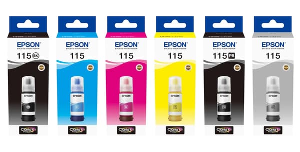 Epson Blæk 115 EcoTank Grå blækflaske