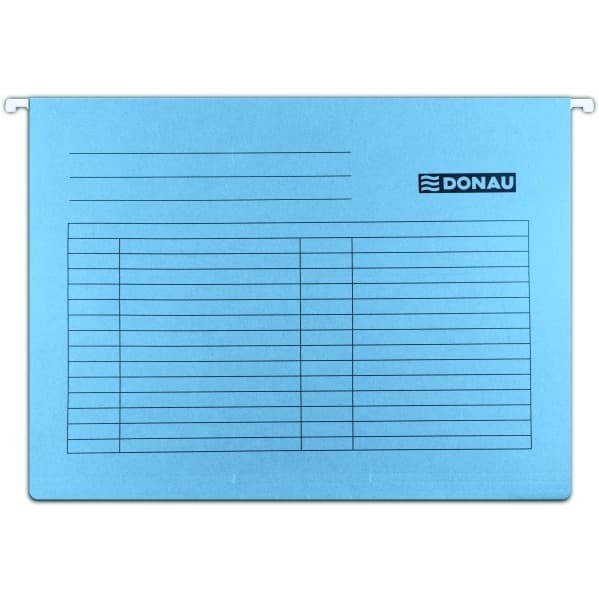 Donau Hängmapp Donau A4 blå 230g (7410905PL-10) op.5st