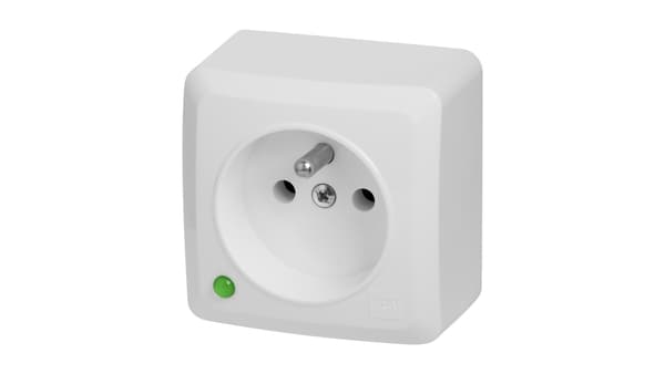 Elektro-Plast BERG Enkeltstikdåse n/t 2P+J 16A 3733-00