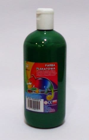 Plakatmaling mørkegrøn 500ml