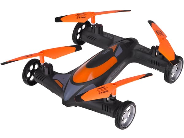 Fjernstyret DRONE Quadcopter med kamera 2 i 1 Flyvende + Kørende RC0725 PO