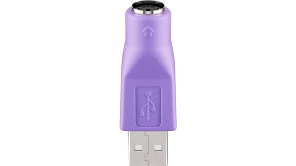 MicroConnect USB-sovitin A-liitin-PS2-liitäntä käytettäväksi yhdistelmä näppäimistön kanssa