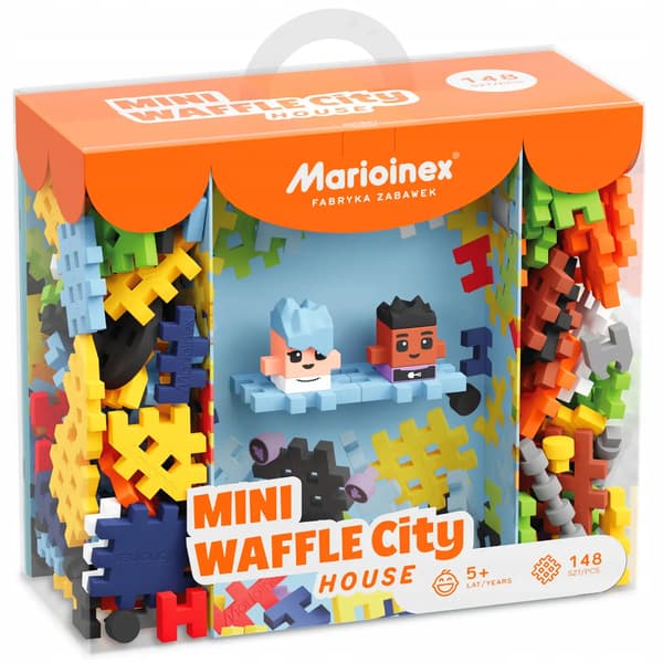 Marioinex Vaffel minipuder - Hus 148 dele