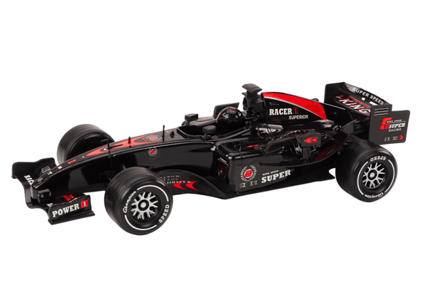 F1 Driven Sportbilsracer 1:14 Svart Ljud