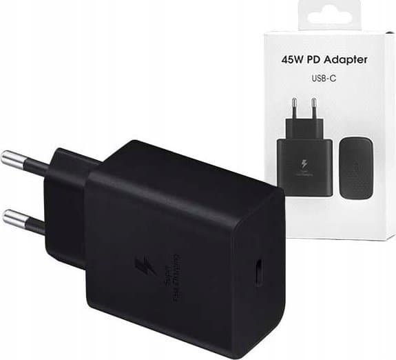 Oplader Vega AC OPLADER DENMEN 45W TA845 SORT FASTON POWER DELIVERY PD TYP-C BOKS>