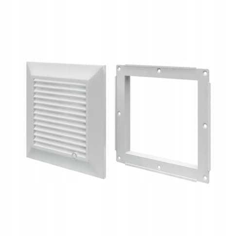 Ventilationsender DUO SMART DOSPEL Ř100 (standardgitter /hvid)