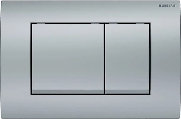 Spolknapp GEBERIT DELTA30, FRONT, KROM-MATT//DLP.G.115.137.46.1