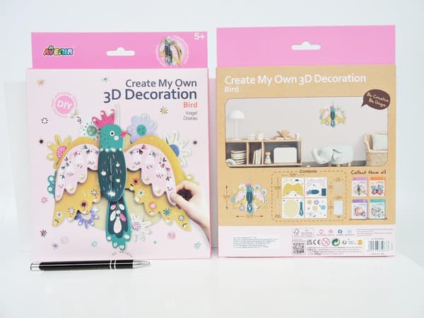 Dekorationer 3D - Fåglar