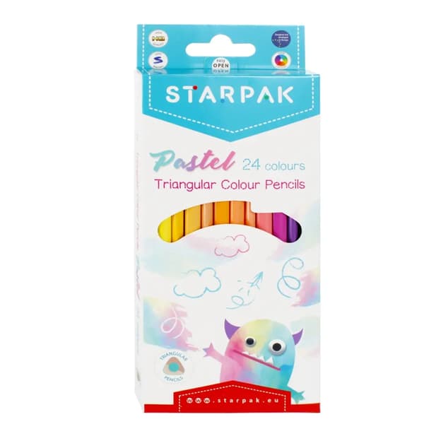 FÄRGPLENNOR OLO 24COL/180 TROJ PASTEL STK 12/144 PH
