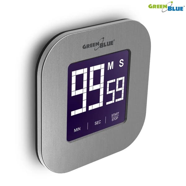 GreenBlue Digital Timer Magnet med touchskærm sort (GB524)
