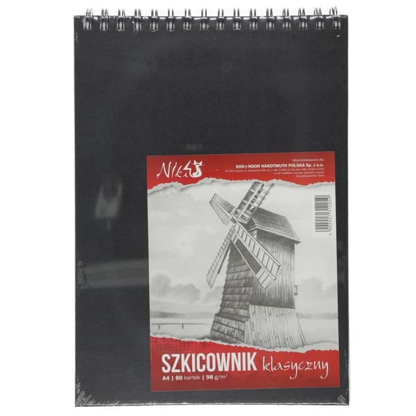 Skizseblok A4/80K 98g spiral