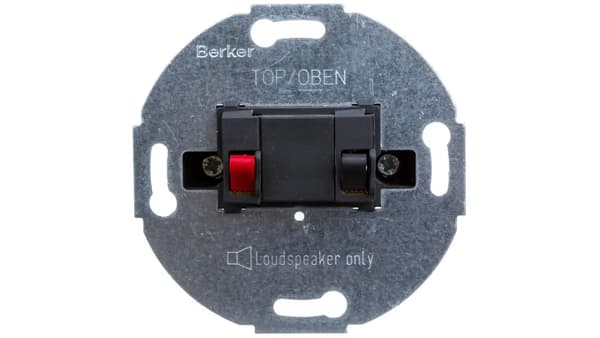 BERKER one.platform Mekanisme højttalerstik 1x antracit 457205