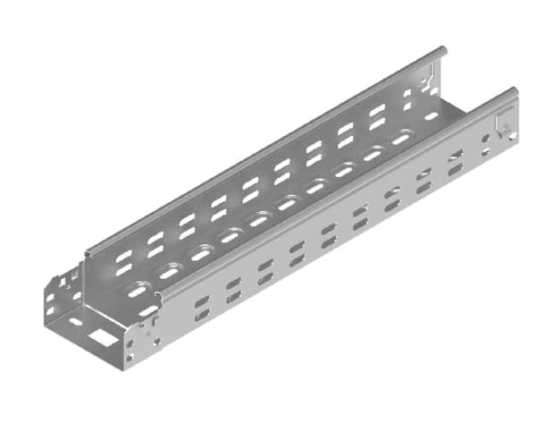 Perforerad kabelstege 100x60 tjocklek 0,7 mm KFL100H60/3MC /3m/ 1612235