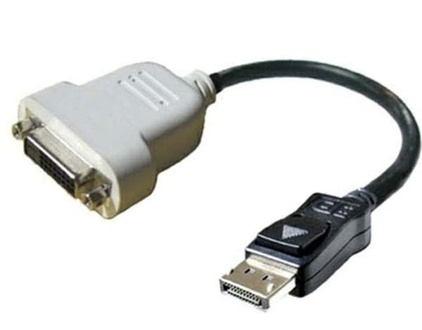 Dell DisplayPort (DP) till DVI-D videokonverterare