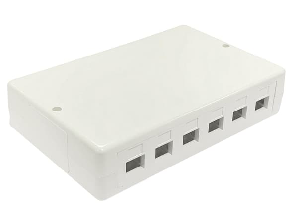 Surface mount box for 6/12 x