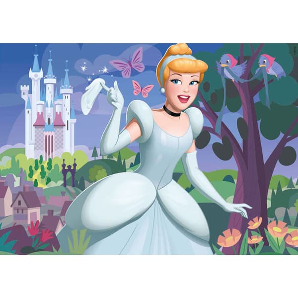 Disney Prinsessa Tähkäpää + Tuhkimo palapeli 2x48 palaa