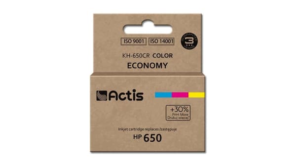 Actis blækpatron KH-650CR/CZ102AE nr. 650 (farve)