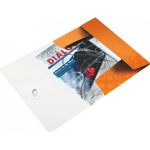 Leitz Mappe med elastik Leitz WOW 15mm sort PP