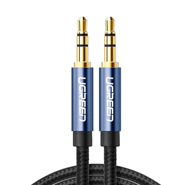 Ugreen Audiokabel AUX Minijack lige 3,5 mm 2m blå (AV112)