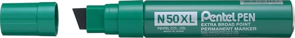 Permanent markør Pentel Pen N50XL grøn
