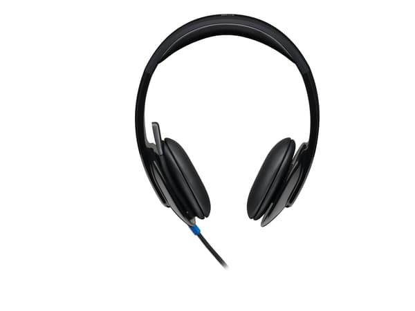 Pelikuuloke mikrofonilla Logitech H540 Musta