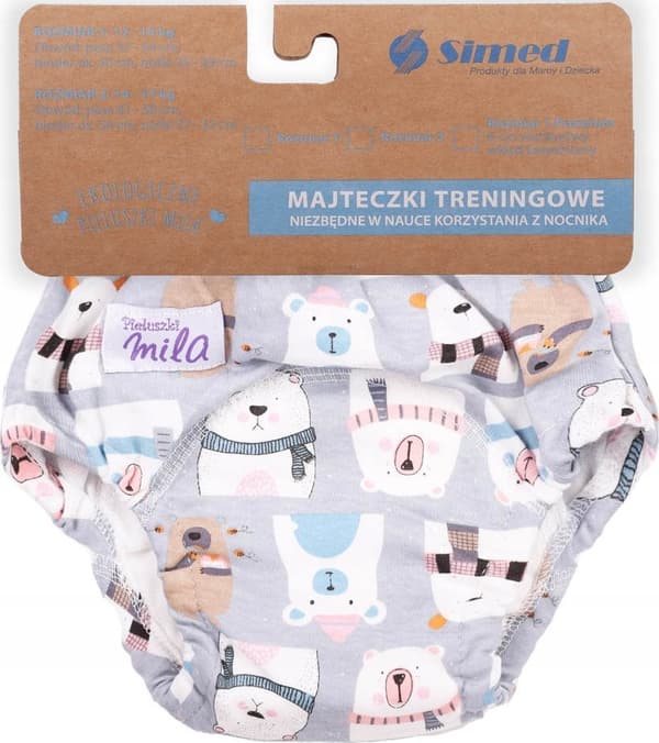 SIMED-HARJOITUSHOSUT KOKO 1 PREMIUM JÄÄKARHU