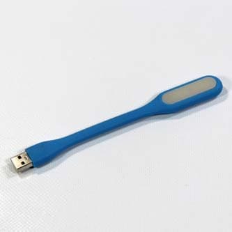 USB-lampa 6 lysdioder blå