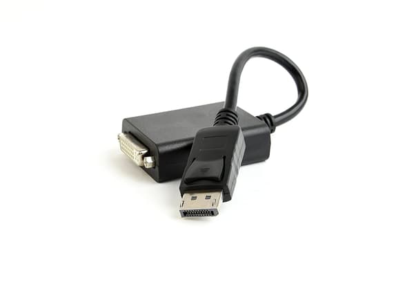 Cablexpert DisplayPort v.1.2 till Dual-Link DVI-adapterkabel, svart