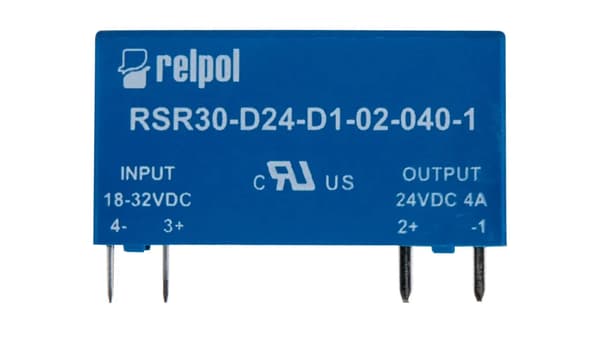 Relpol Solid State-sändare 1P 24VDC/2A DC RSR30-D24-D1-02-040-1 (2611997)