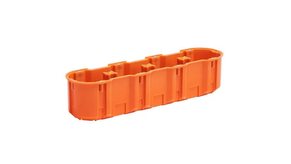 Planforsænket firedobbelt boks M4x60df MultiWallSlim 33414008
