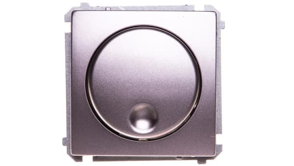 Simon Basic drejetryklysdæmper (modul) 20-500W 230V rustfrit stål BMS9T.01/21