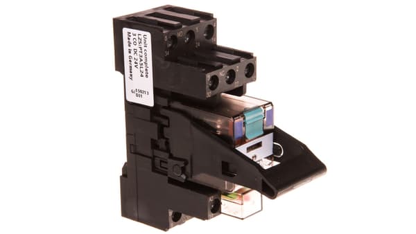 Siemens Industriel Relæ 3P 24V DC med LED 3.5mm ben (LZS:PT3A5L24)
