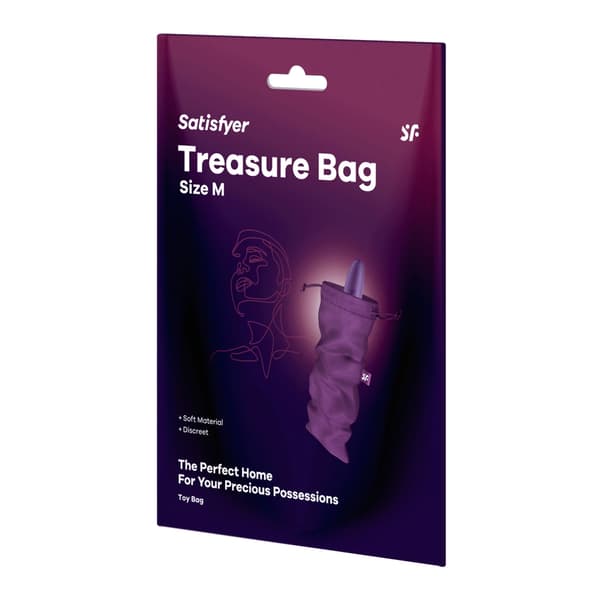 Satisfyer_Treasure Bag Säilytyspussi M Violetti