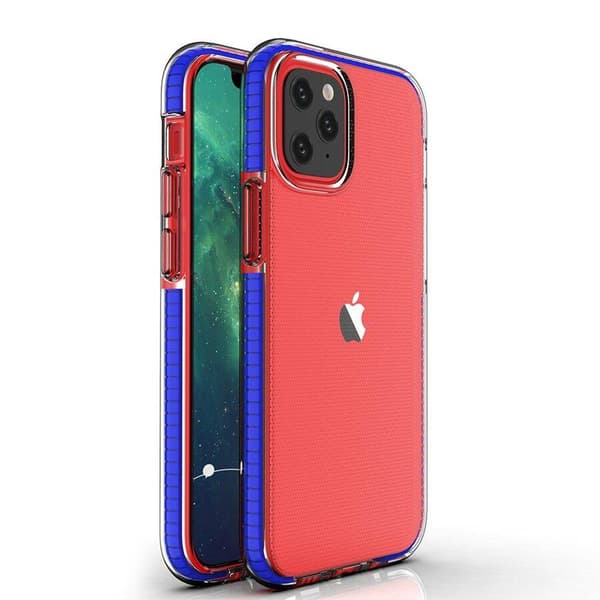 Spring Case Silikon Gel Mobilskal Skyddsfodral för iPhone 13 mini mörkblå