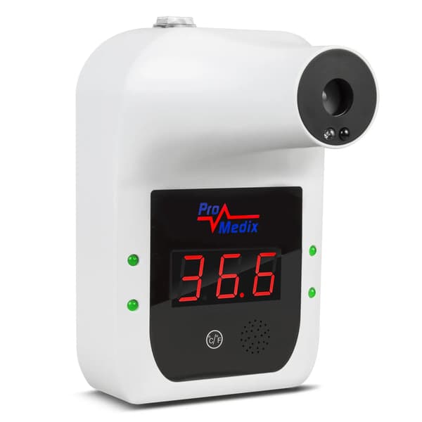 ProMedix termometer Infraröd beröringsfri väggtermometer för kroppstemperaturtester (panna, handled) Promedix PR-685