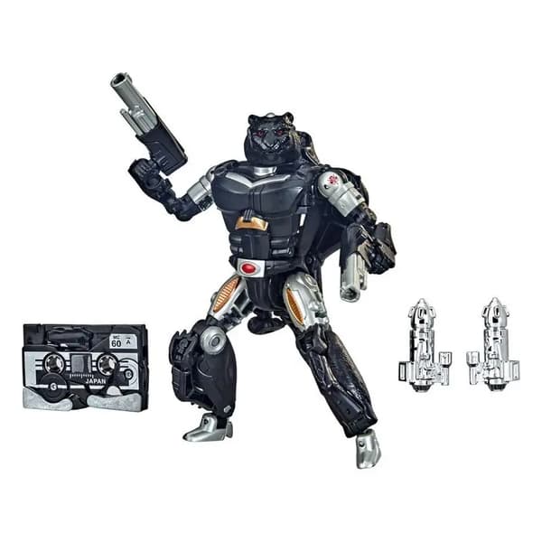 Transformers War From Cybertron Covert Agent Ravage + Decepticon Forever Ravage figursæt 15cm