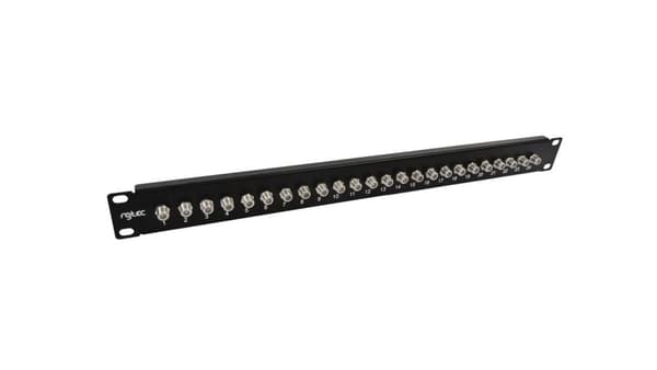 19\", 1U, 24 Port F Patch Panel - RGTEC RGTec
