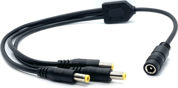 Kabel Rozbocka til strømforsyning af op til 3 afskrækkere