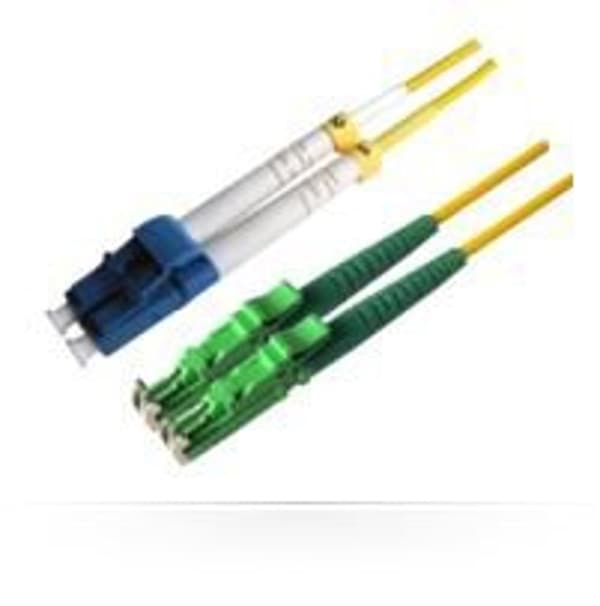 MicroConnect LC/UPC-E2000/APC 5m OS2 Fiber Patchkabel Singlemode Duplex LSZH tight buffer
