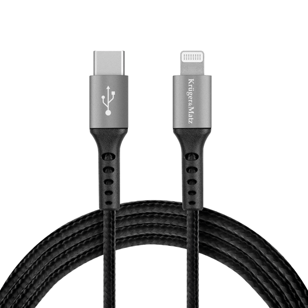 USB Type-C - Lightning C94 MFi -kaapeli 1 m Kruger & Matz