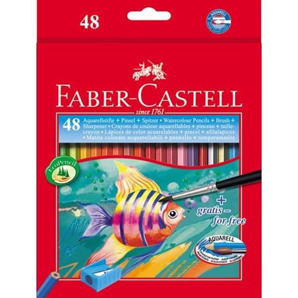 Akvarelblyanter 48 farver FABER CASTELL