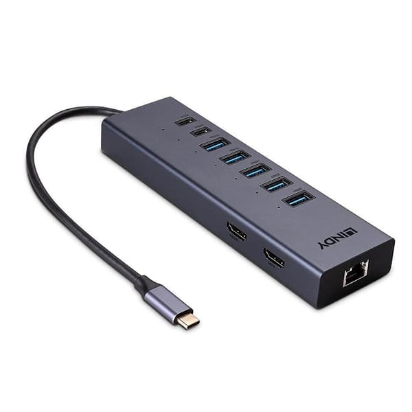 LINDY USB-C dockningsstation DST-Mini Duo