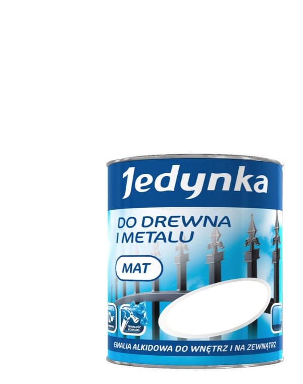 ALKYDIMAAALI PUULLE JA METALLILLE MATTAMUSTA 0,36L